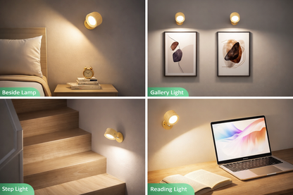 LumiSpot™ 360° magnetische Wandleuchte
