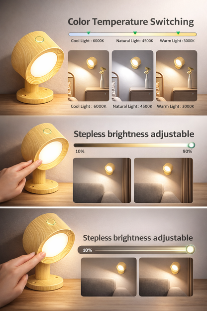 LumiSpot™ 360° magnetische Wandleuchte